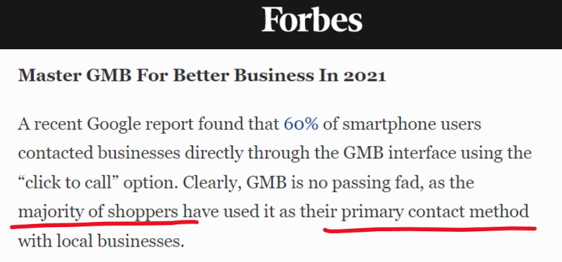 Google report Forbes clip